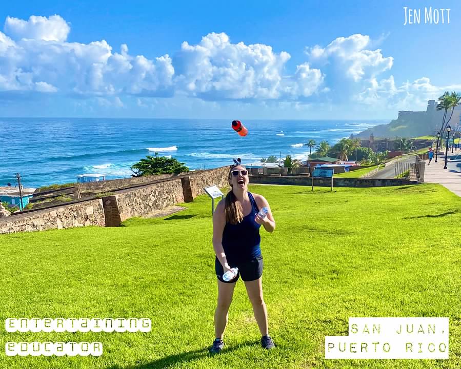 Juggling in Puerto Rico