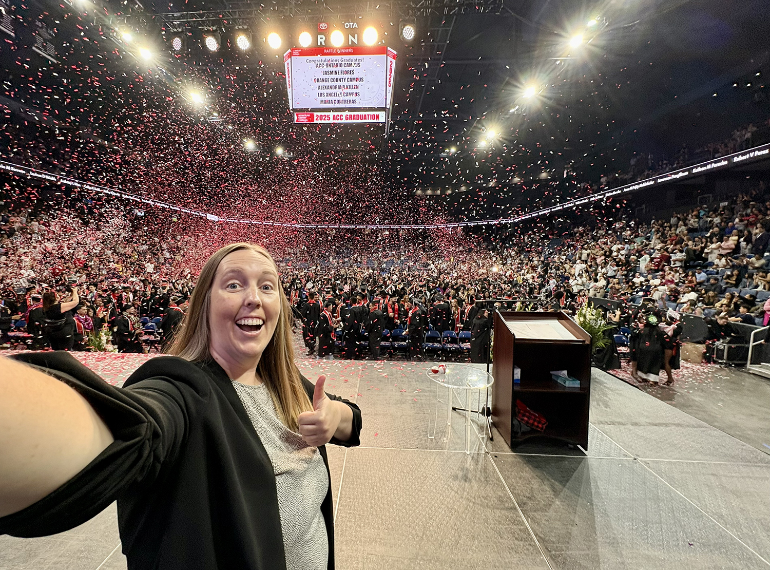 Dr. Jen Mott at American Career College Commencement Speech